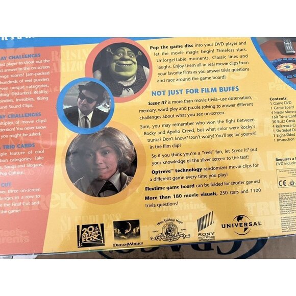 Scene It the DVD Game The Premiere Movie Edition Original 2003 Sealed New in Box - Picture 5 of 7